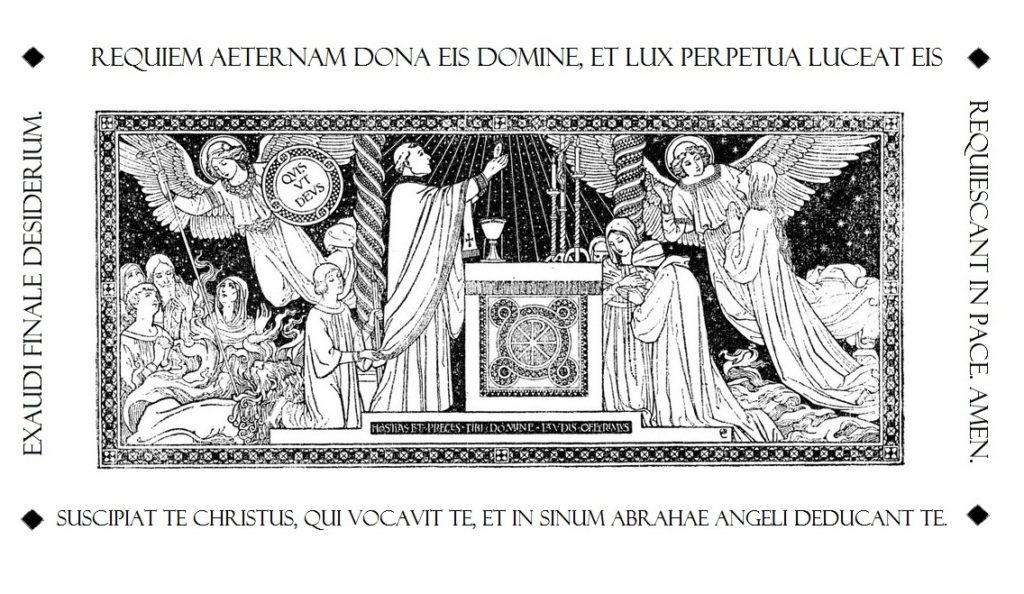 Saturday 1st November 2025- Requiem Mass & Commemoration of the Faithful Departed on All Souls’ Day.