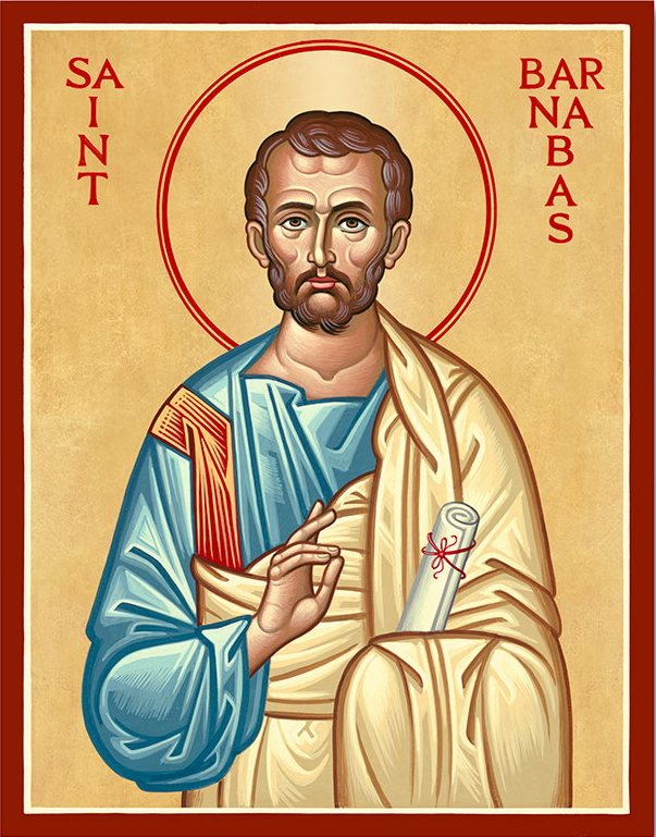 Sunday 14 June 2026: Parish Mass for the Feast of Barnabas, Apostle.